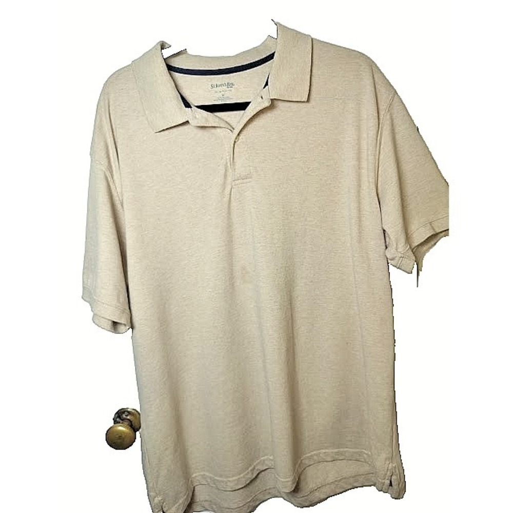 St‎ Johns Bay Mens Size XL  Heritage Pique  Polo Shirt